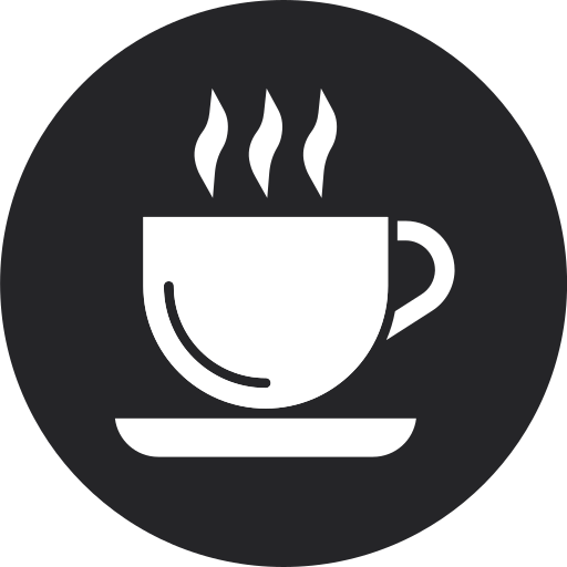 A coffee icon to symbolise meetings with clients